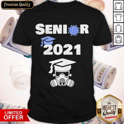 Senior 2021 Coronavirus Gas Mask Shirt