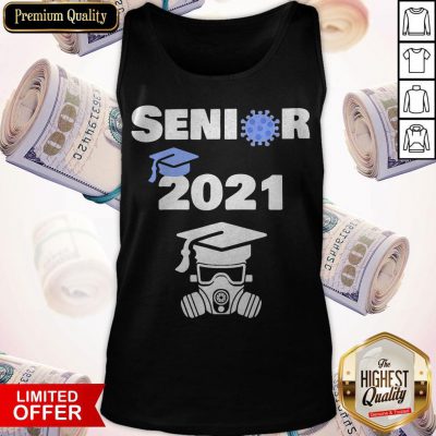 Senior 2021 Coronavirus Gas Mask Tank Top
