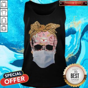 Skull Face Mask Nurse Skull With Mask Patriotic Skull First Responder Nurse Life Tank Top