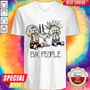 Snoopy And Friends Peanuts Ew People V-neck