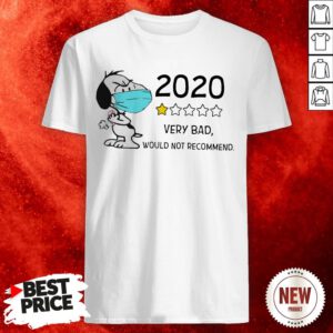 Snoopy Face Mask 2020 Very Bad Would Not Recommend Shirt