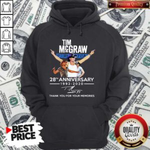 Tim Mcgraw Truck Yeah 28th Anniversary 1992 2020 Thank You For The Memories Signature Hoodie