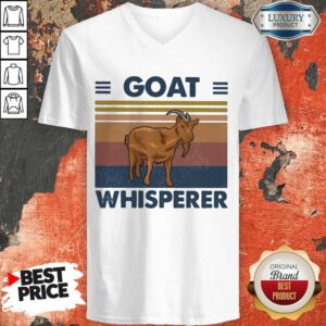 Top Goat Whisperer Vintage V-neck