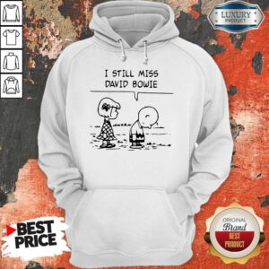 Top I Still Miss David Bowie Charlie Brown Snoopy Hoodie