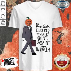 Top This Year I Decided To Really Get Into The Spirit Of Halloween V-neck