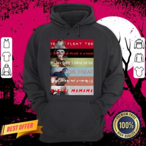 Halloween Horror Characters You’ll Float Too I Want To Play A Game One Two Freddy’s Coming For You Trick Or Treat Hoodie