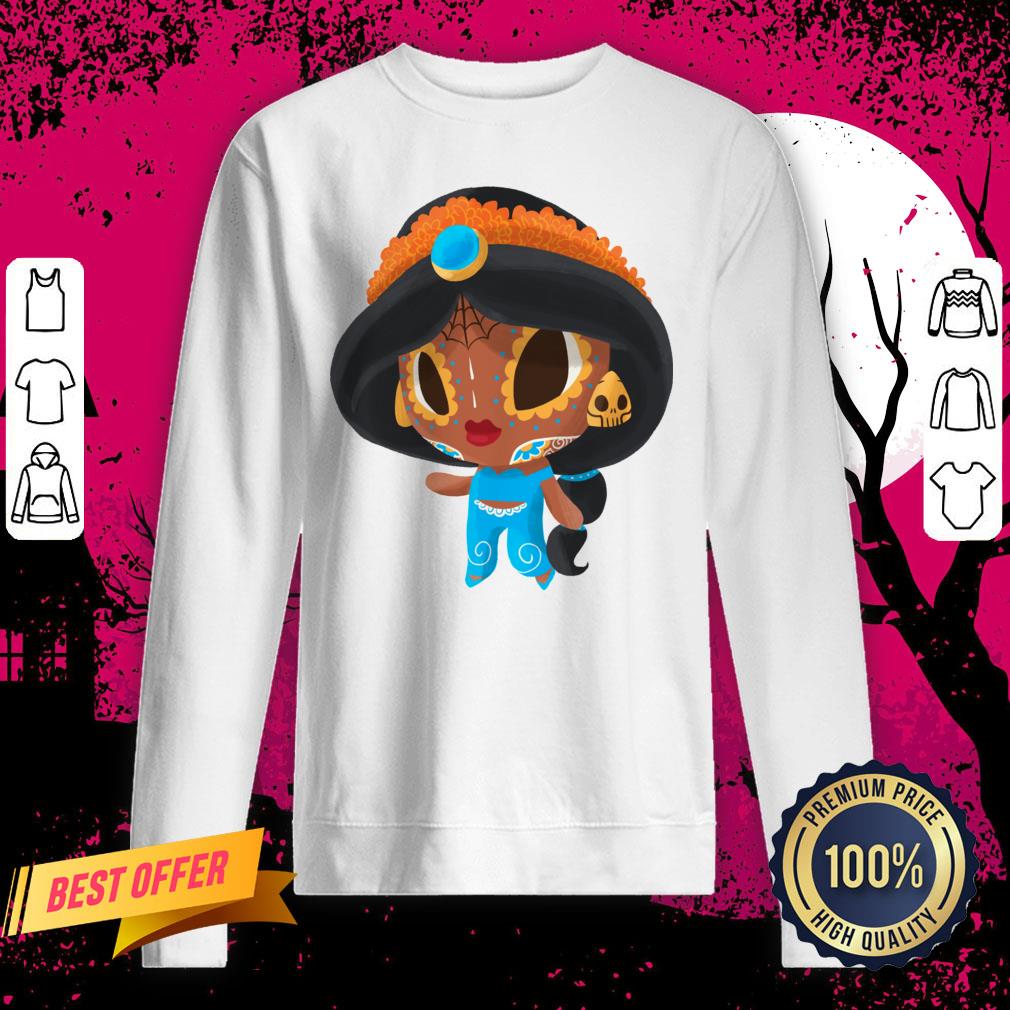 A Whole New Princess Muerto Day Of The Dead Sugar Skull Sweatshirt