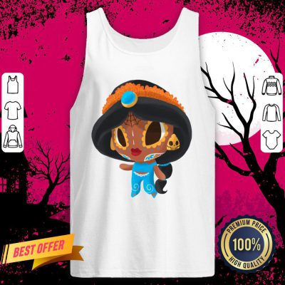 A Whole New Princess Muerto Day Of The Dead Sugar Skull Tank Top