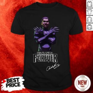 Actor Chadwick Boseman The Black Panther Marvel Wakanda Forever Shirt