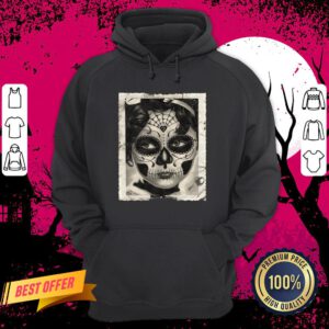Baby Sugar Skull Makeup Day Dead Dia De Muertos Hoodie
