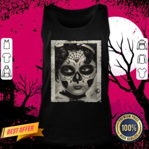 Baby Sugar Skull Makeup Day Dead Dia De Muertos Tank Top