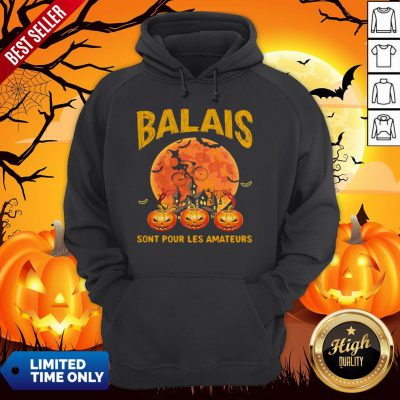 Balais Sont Pour Les Amateurs Lady Pumpkin Halloween Hoodie