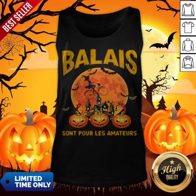 Balais Sont Pour Les Amateurs Lady Pumpkin Halloween Tank Top