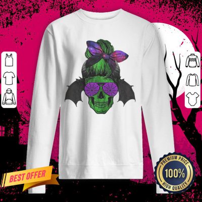 Batman Skull Bow Halloween Sweatshirt