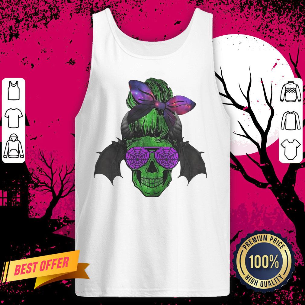 Batman Skull Bow Halloween Tank Top