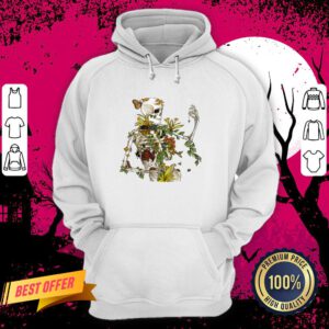 Bones And Botany Day Of The Dead Dia De Muertos Hoodie
