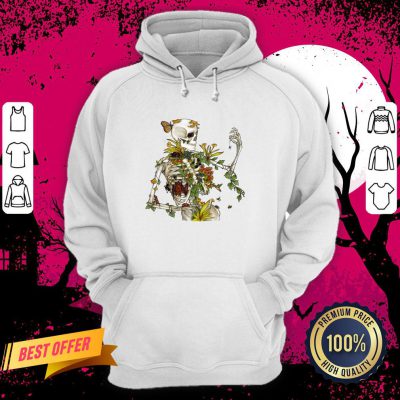 Bones And Botany Day Of The Dead Dia De Muertos Hoodie