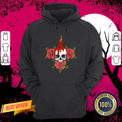 Candle Sugar Skull Day Of The Dead Muertos Hoodie