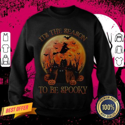 Cat It's The Season To Be Spooky Halloween Sweatshirt
