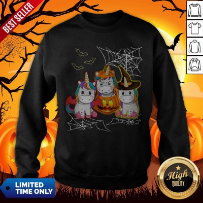 Official Cute Unicorn Halloween Sweatshirt