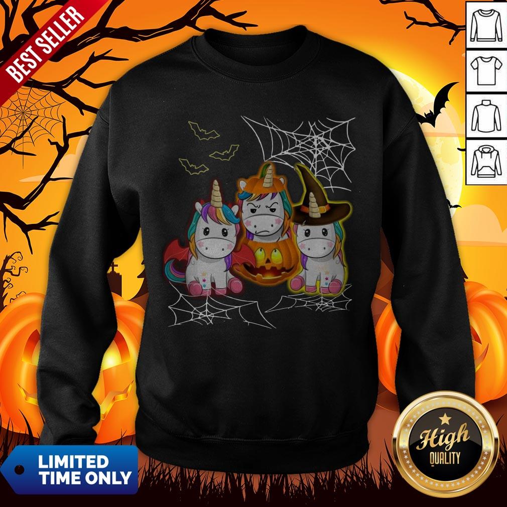 Official Cute Unicorn Halloween Sweatshirt