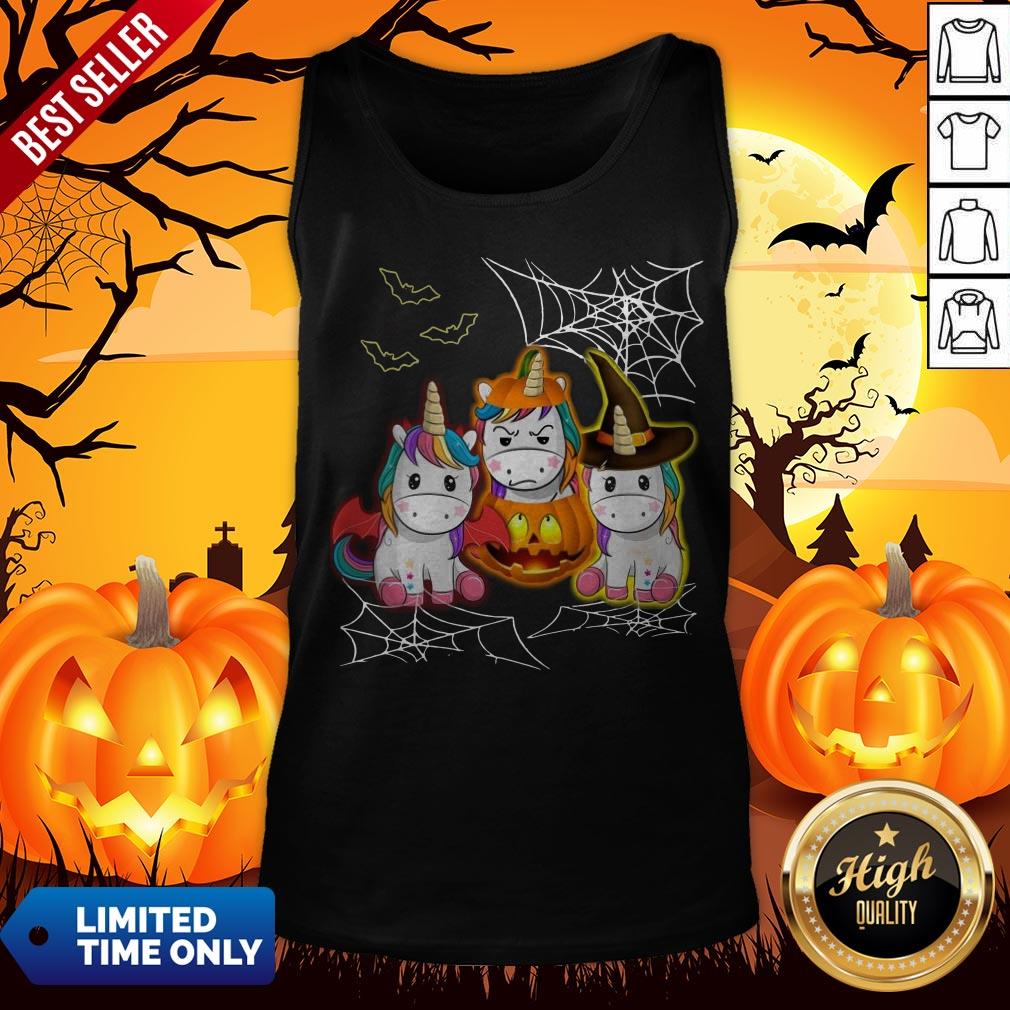 Official Cute Unicorn Halloween Tank Top