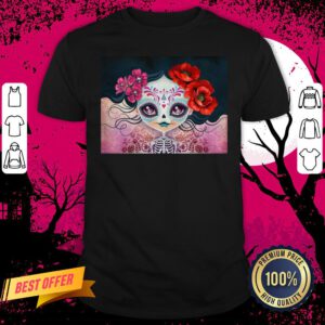 Day Of The Dead Dia De Muertos Amelia Calavera Sugar Skull Shirt