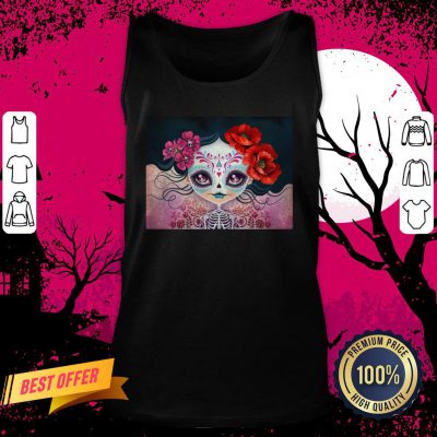 Day Of The Dead Dia De Muertos Amelia Calavera Sugar Skull Tank Top