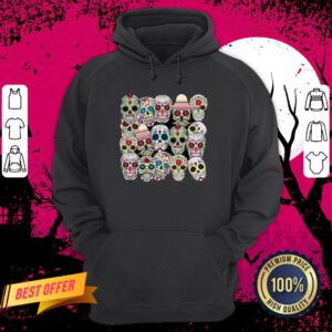 Day Of The Dead Sugar Skulls Hoodie
