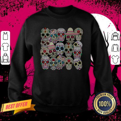 Day Of The Dead Sugar Skulls Sweatshirt