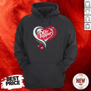 Dr Pepper Love Heart Hoodie