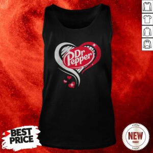 Dr Pepper Love Heart Tank Top