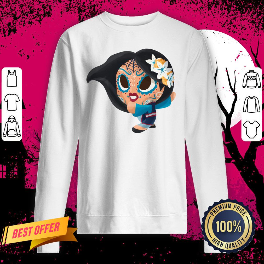 Forbidden City Muerta Dia De Muertos Day Of The Dead Sugar Skull Sweatshirt