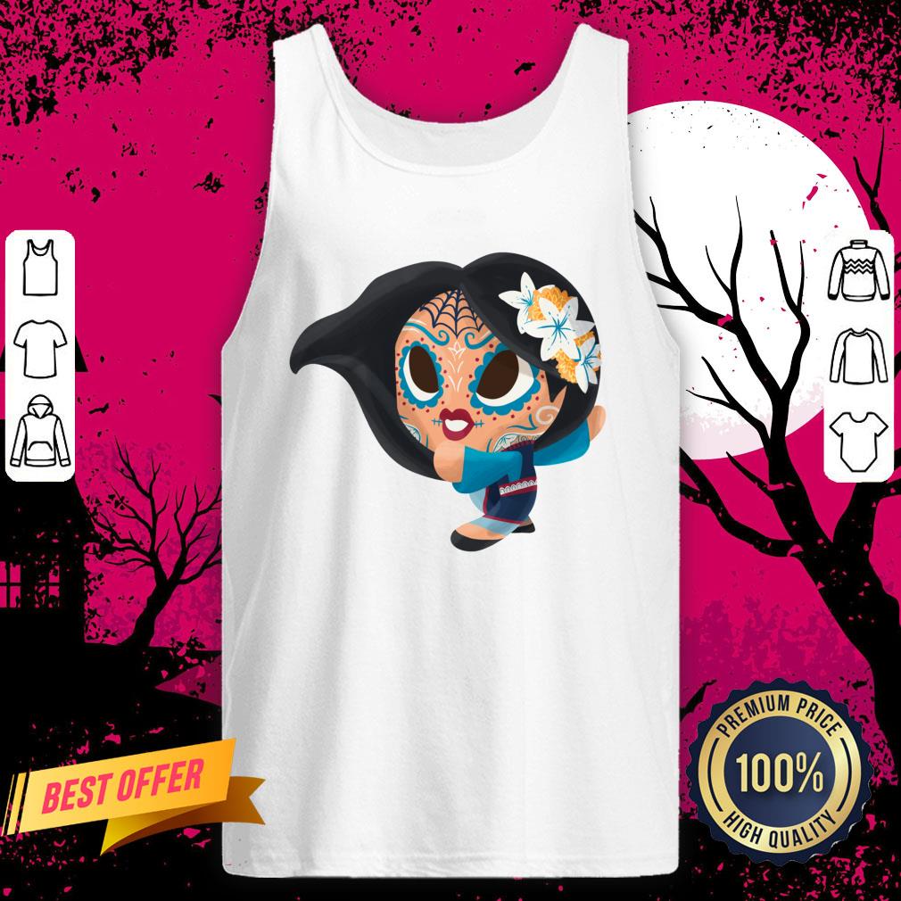 Forbidden City Muerta Dia De Muertos Day Of The Dead Sugar Skull Tank Top