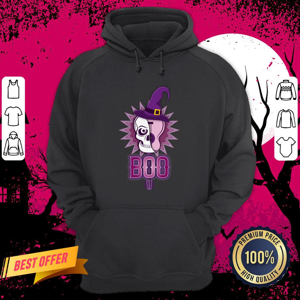 Funny Halloween Day Of The Dead BOO Skull Guitar Muertos Hoodie