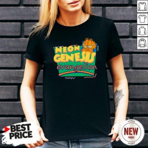 Garfield Neon Genesis Evangelion V Neck