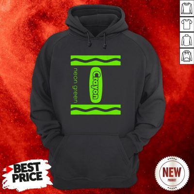 Green Crayon Box Halloween Costume Couple Groups Hoodie