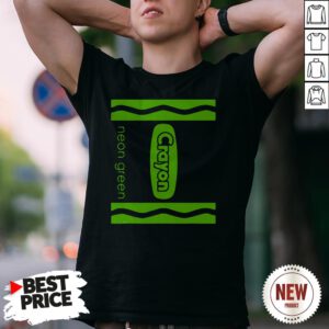 Green Crayon Box Halloween Costume Couple Groups Shirt