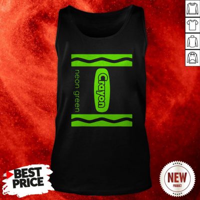 Green Crayon Box Halloween Costume Couple Groups Tank Top