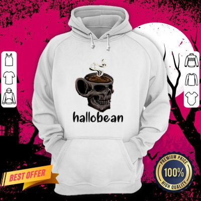 Hallobean Coffee Halloween Bean Scary Skull Hoodie
