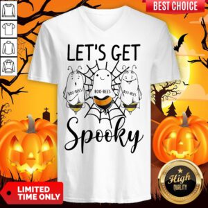 Halloween Boo Bees Let’s Get Spooky V-neck