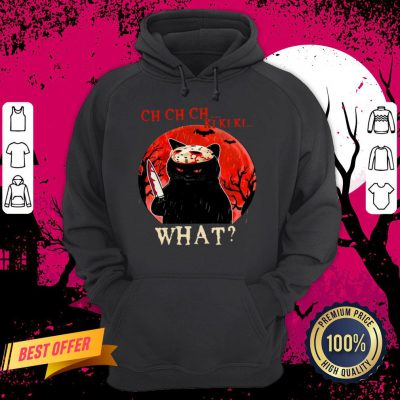 Halloween Cat Jason Voorhees CH CH CH What Sunset Hoodie