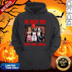 Halloween Dogs Horror Characters We Wish You Happy Howl-loween Hoodie