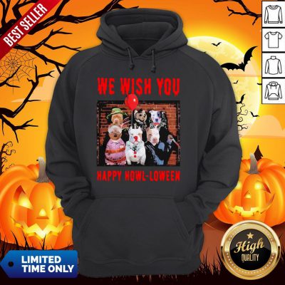 Halloween Dogs Horror Characters We Wish You Happy Howl-loween Hoodie