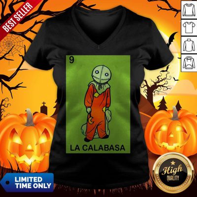 Halloween Ghost La Calabasa V-neck