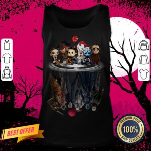 Halloween Horror Characters Movies Water Mirror Reflection Tank Top