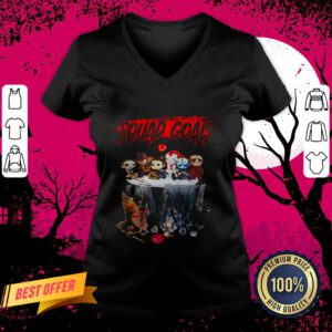 Halloween Horror Characters Squad Goals V-neck