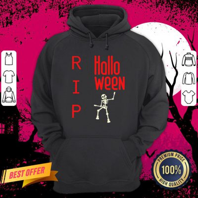 Halloween Human Skeleton RIP Muertos Day Of The Dead Hoodie