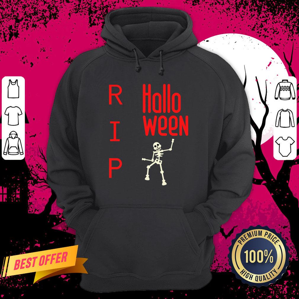Halloween Human Skeleton RIP Muertos Day Of The Dead Hoodie