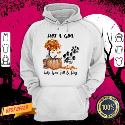 Halloween Just A Girl Who Loves Fall And Dogs Hoodie
